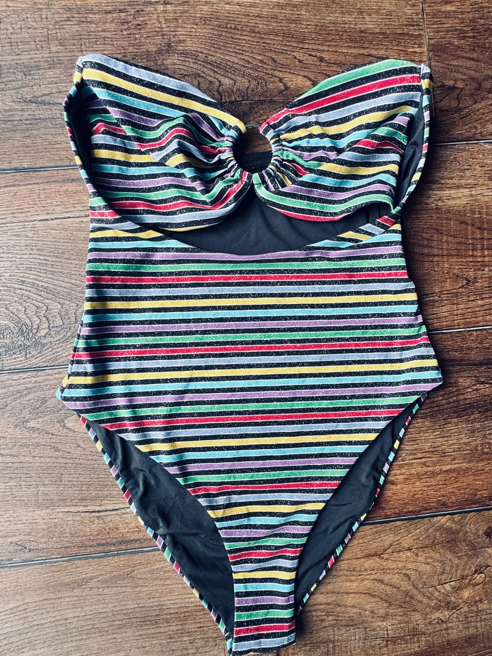Women’s WeWoreWhat Strapless One-Piece Swimsuit